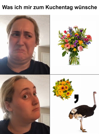 Was ich mir zum Kuchentag wünsche: Blumen, Strauß